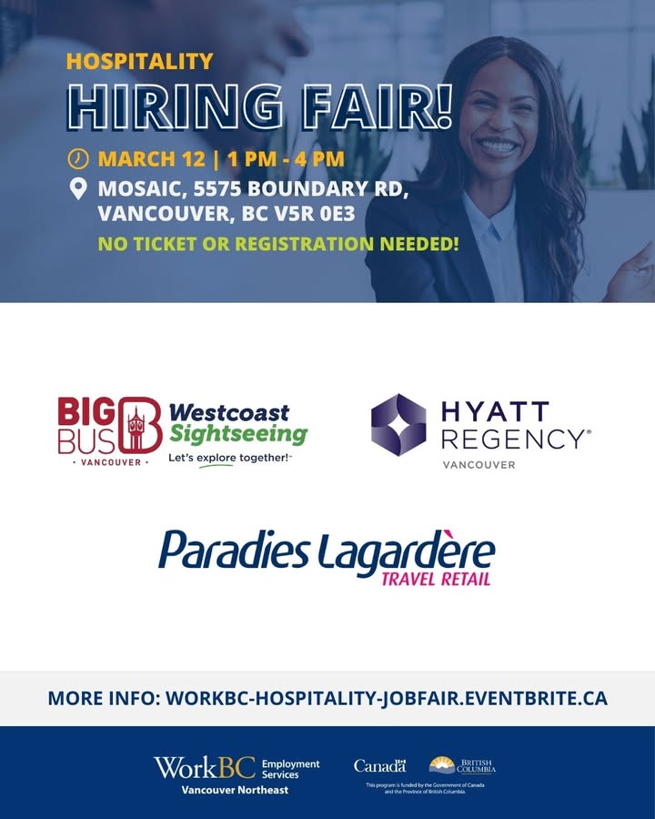 Work BC Vancouver Northeast